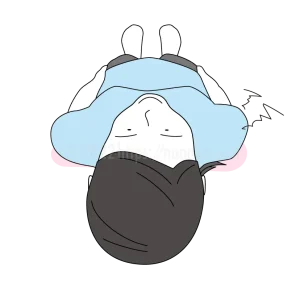肩とベッドの隙間